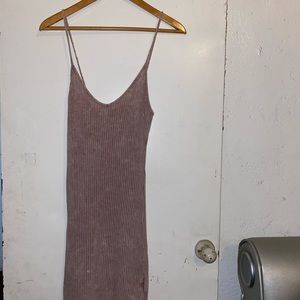 Mauve spaghetti strap dress (one size)